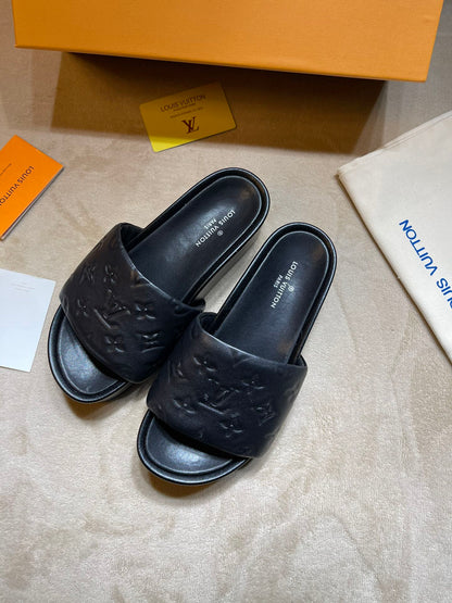LU Slippers Mule Jumbo  Platform 2 Color's