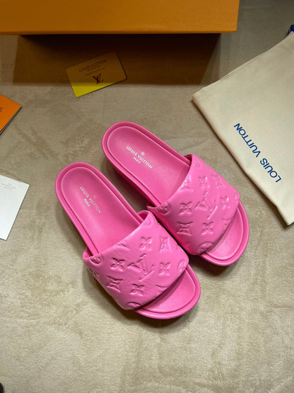 LU Slippers Mule Jumbo  Platform 2 Color's