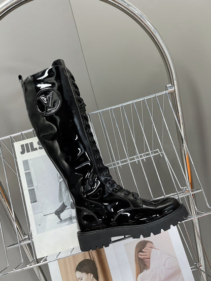 LU  Boots High 2 Color 's