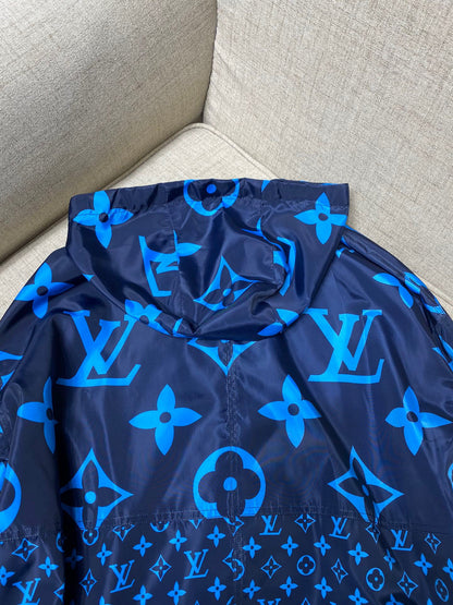 LU  Jacket MIDNIGHT MONOGRAM HOODED