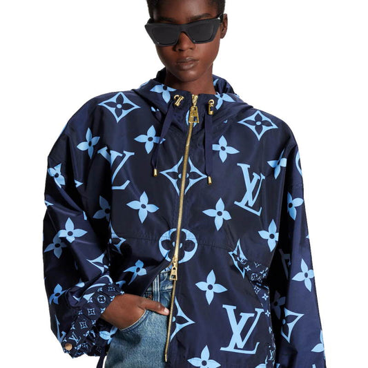 LU  Jacket MIDNIGHT MONOGRAM HOODED