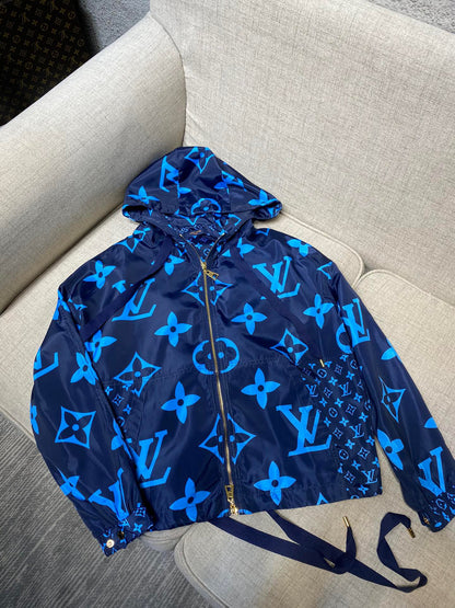LU  Jacket MIDNIGHT MONOGRAM HOODED