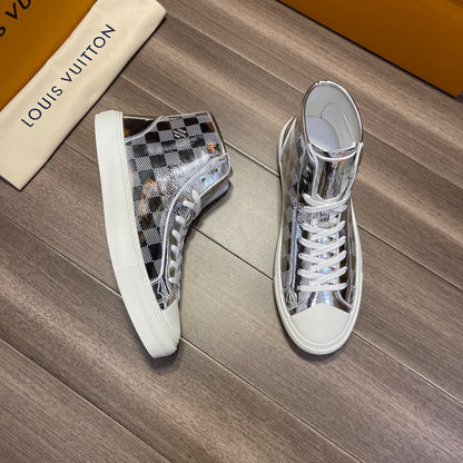 LU Sneakers High  Tattoo Silver