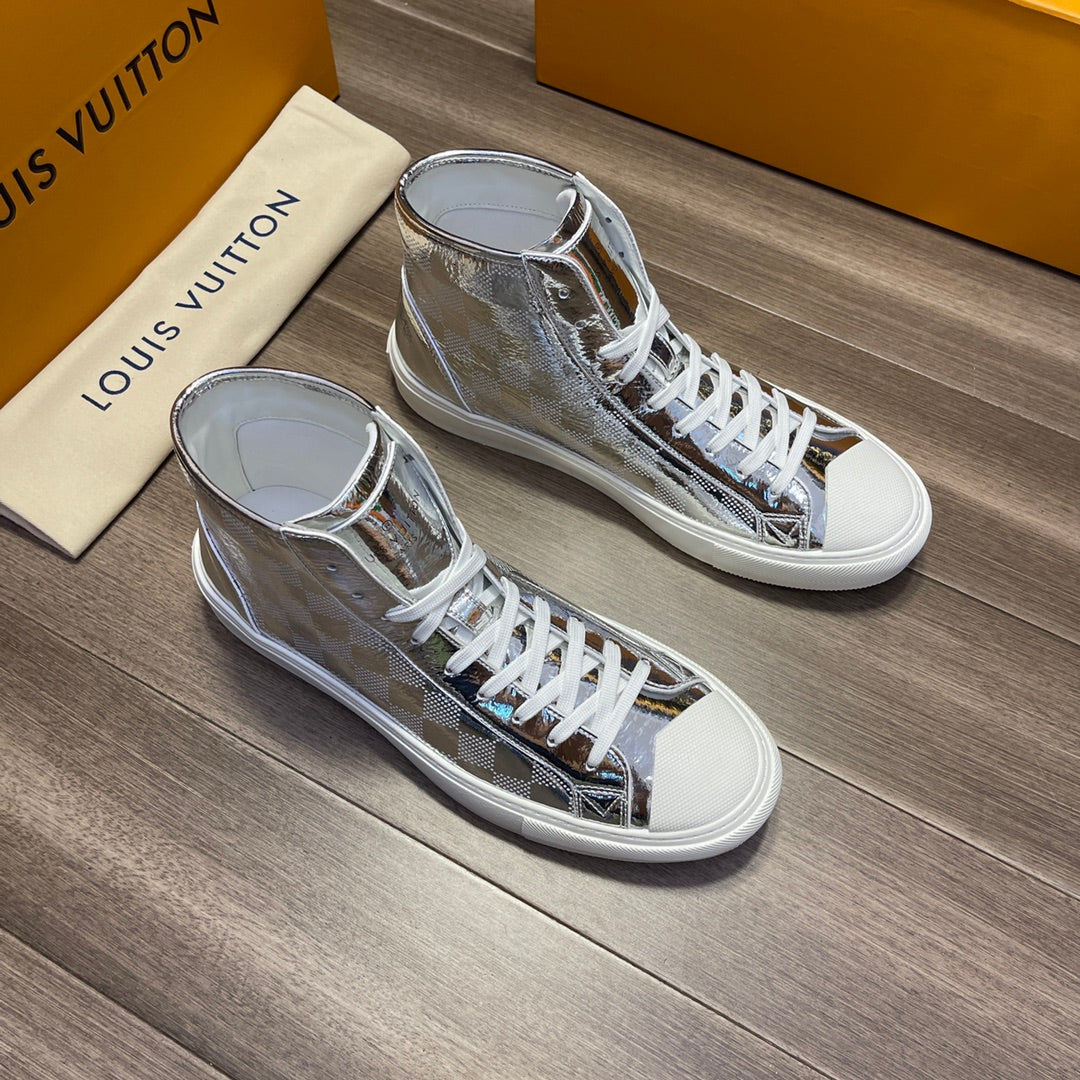 LU Sneakers High  Tattoo Silver