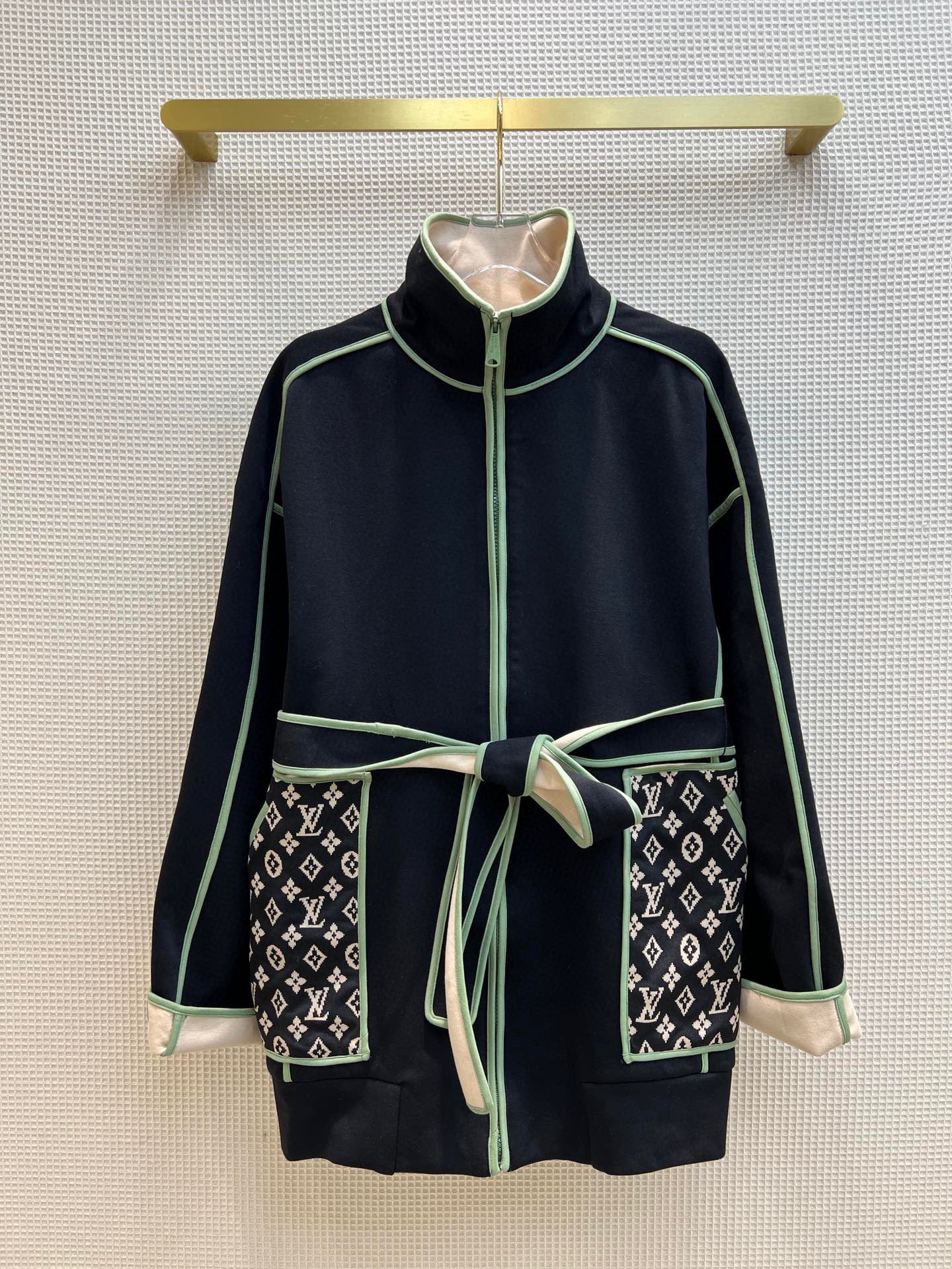 LU Sweater Woman Long Jacket GRAPHIC TRIM