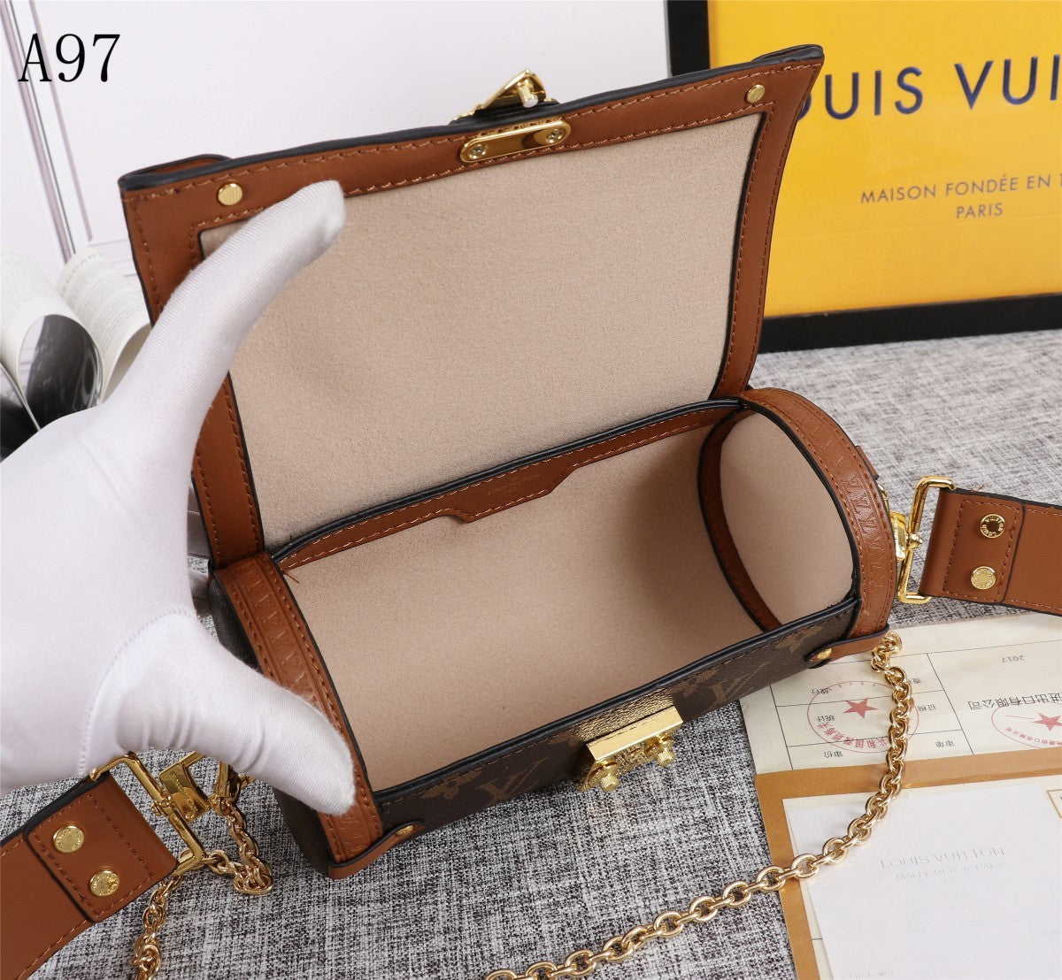 LU Papillon Trunk  Bag Monogram