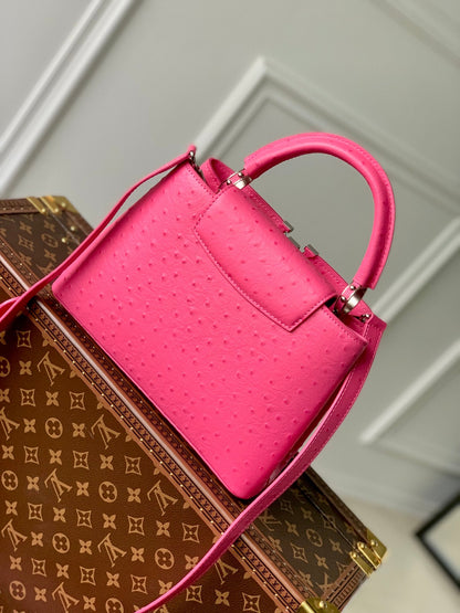 LU Bag  2 Color 's  Ostrich