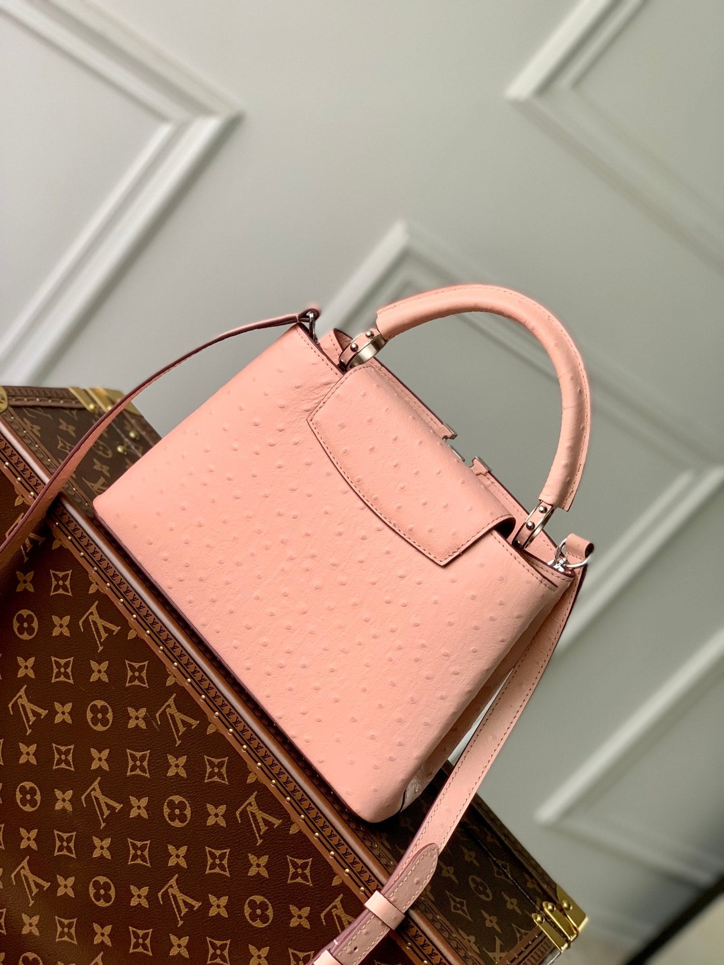 LU Bag  2 Color 's  Ostrich