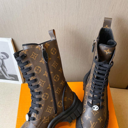 LU Ruby Flat High Boots Woman 2 Color 's