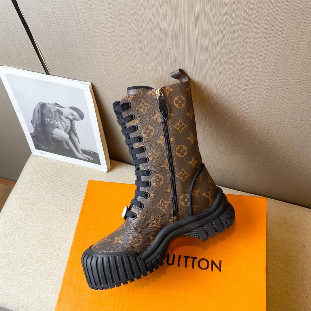 LU Ruby Flat High Boots Woman 2 Color 's