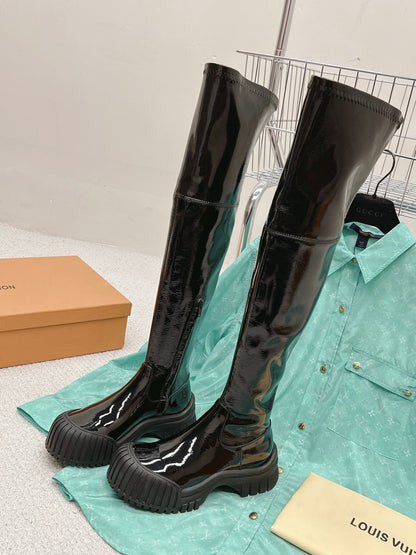 LU  Boots High Over Knee Flat