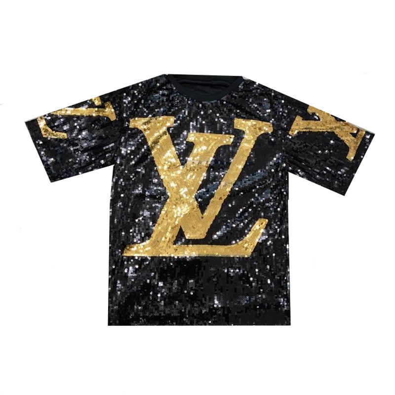 LU Dress Sequin  Knitted Petit T-shirt