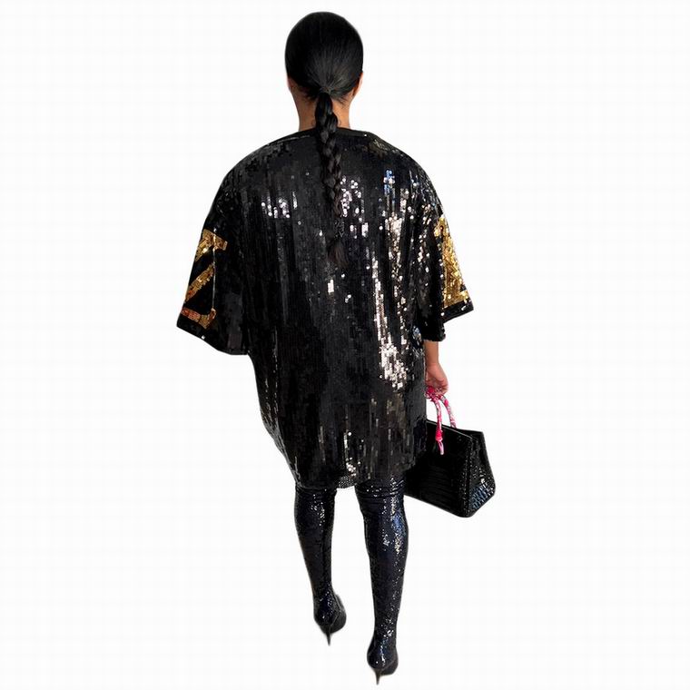 LU Dress Sequin  Knitted Petit T-shirt
