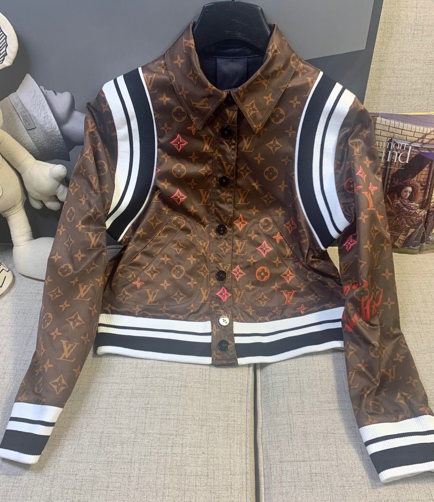 LU Reversible  Jacket Bomber Woman 2 Color 's