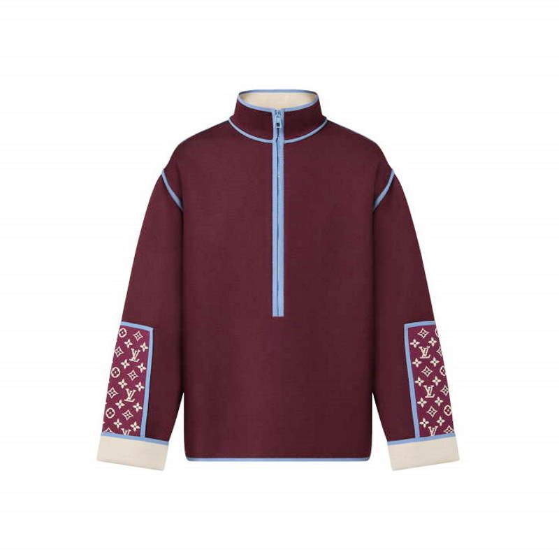 LU Pullover  Jacket 2 Color 's Graphic Trim
