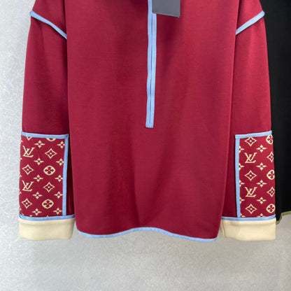 LU Pullover  Jacket 2 Color 's Graphic Trim