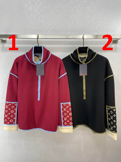 LU Pullover  Jacket 2 Color 's Graphic Trim