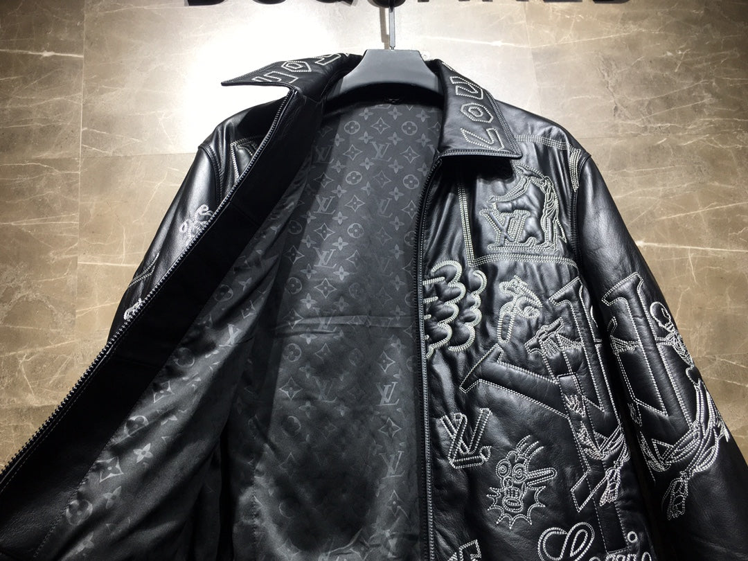 LU Leather Jacket Bomber