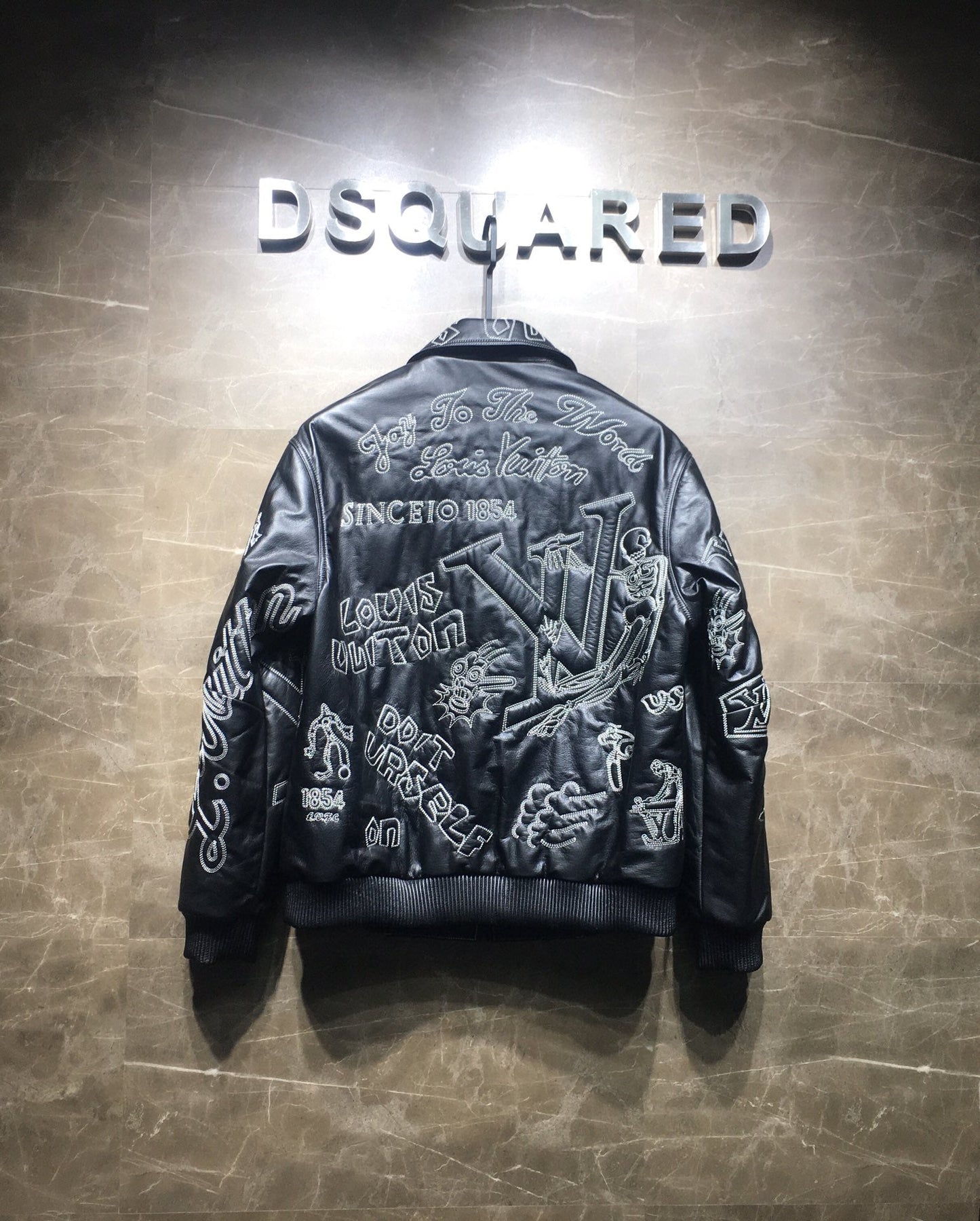 LU Leather Jacket Bomber