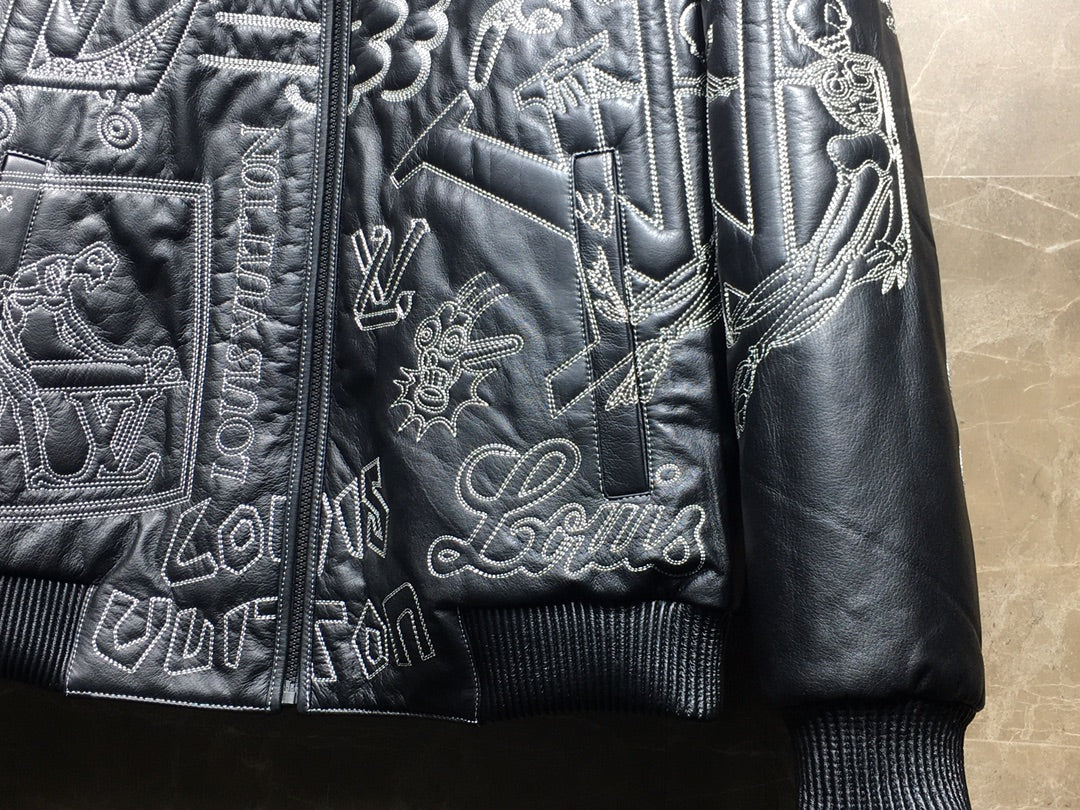 LU Leather Jacket Bomber