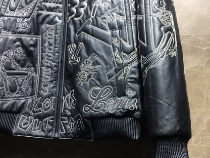 LU Leather Jacket Bomber