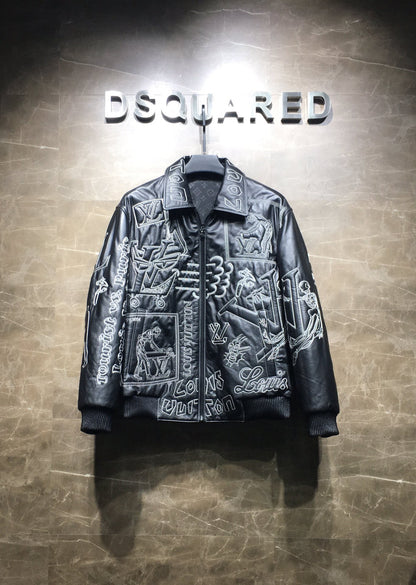 LU Leather Jacket Bomber