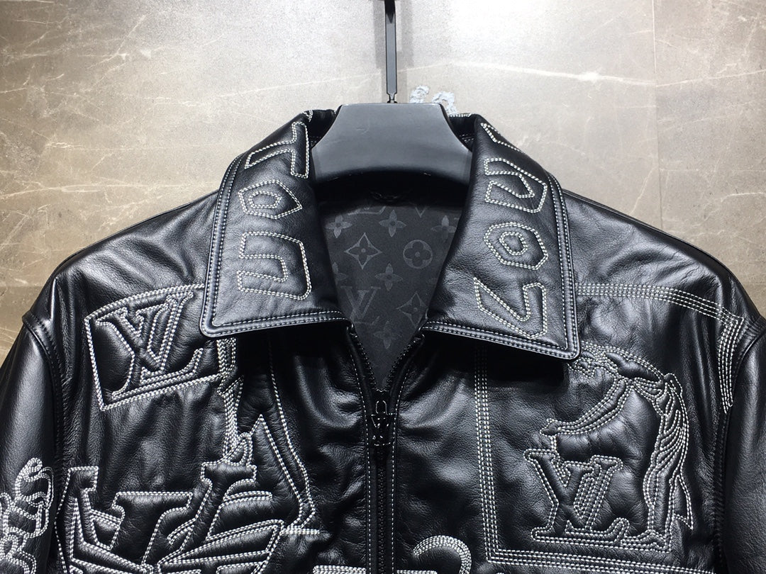 LU Leather Jacket Bomber