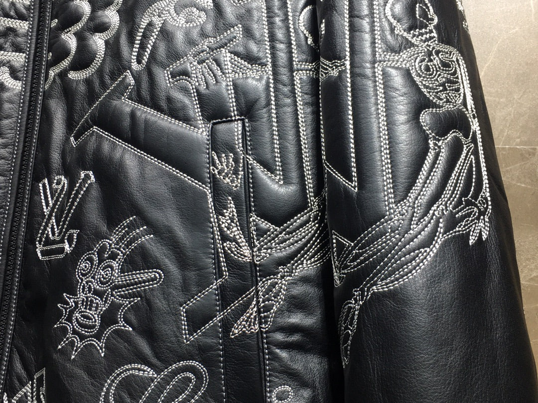LU Leather Jacket Bomber