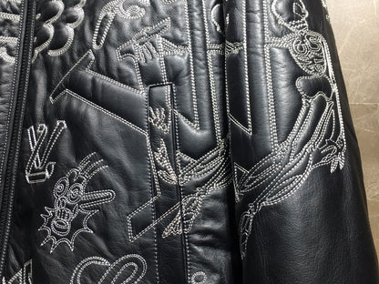 LU Leather Jacket Bomber