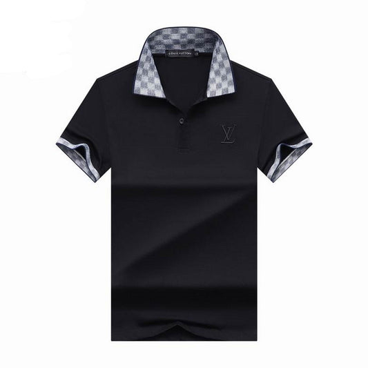 LU   T- shirt  2 Color 's Lapel