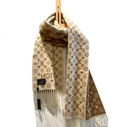 LU Scarf Monogram 2 Color's