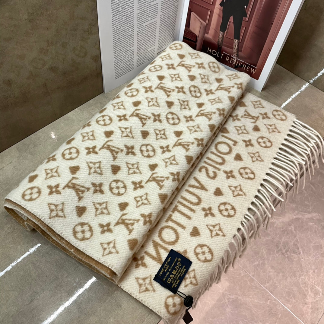 LU Scarf Monogram 2 Color's