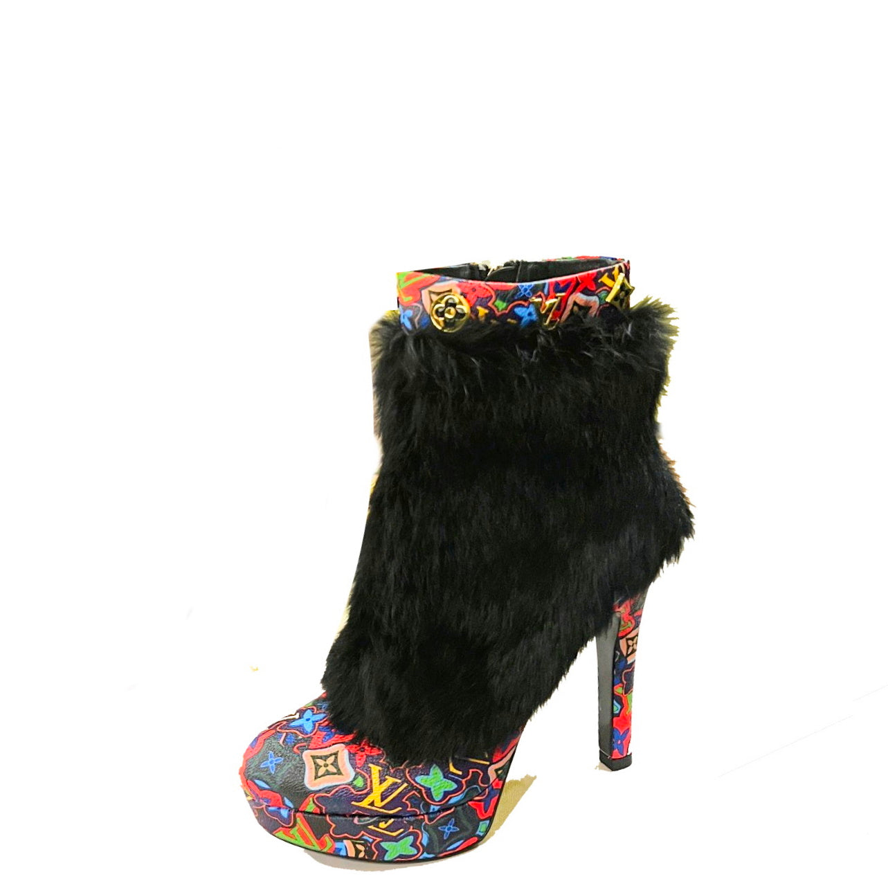 LU  Shoes High Heels Fur Boots