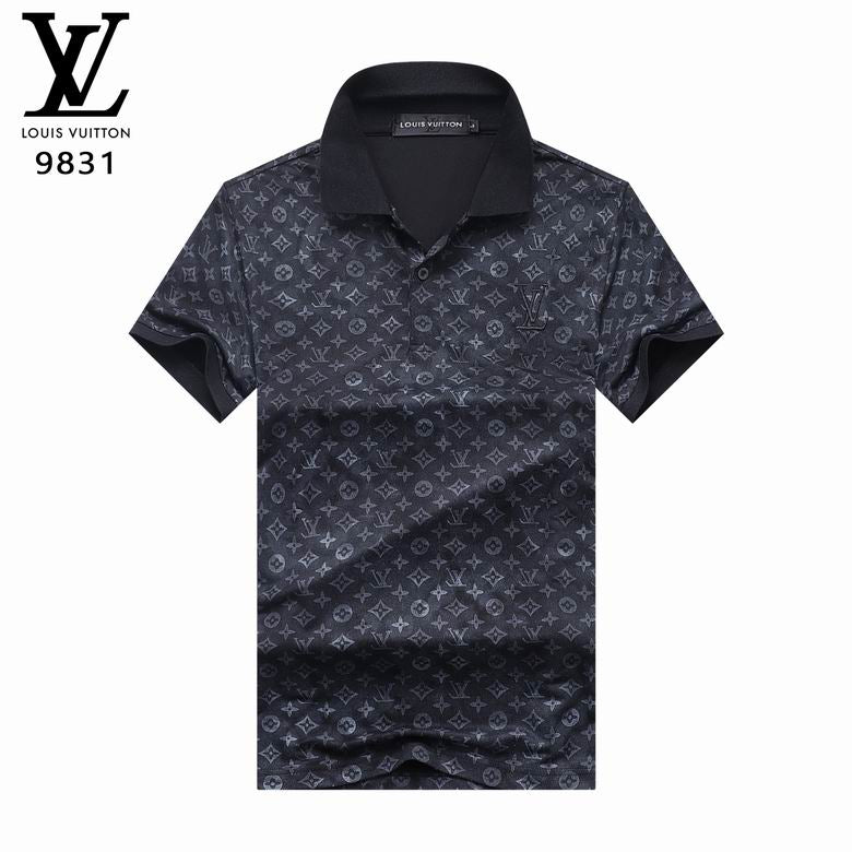 LU  T- shirt  2 Color 's Polo Lapel