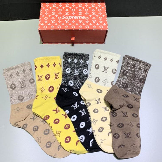 LU Socks Monogram