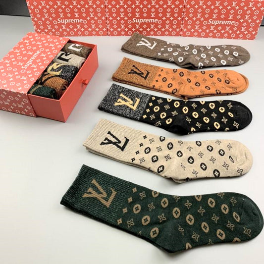 LU Socks Monogram