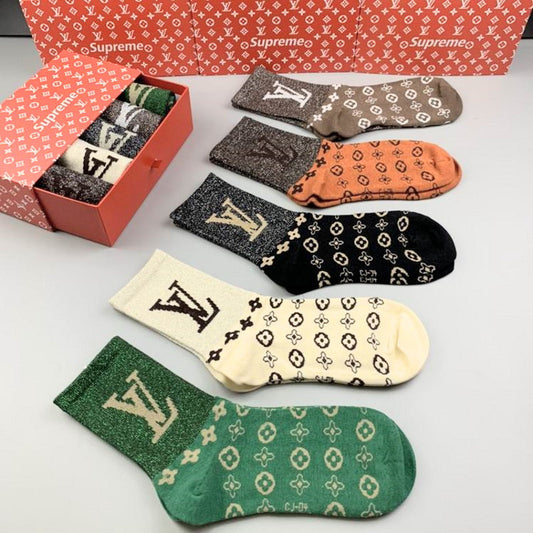 LU  Socks Monogram