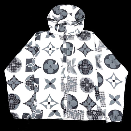 LU   Jacket Monogram Black White