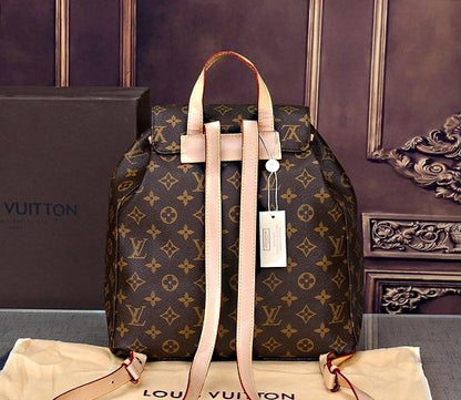LU Backpack Leather Mono  Bag