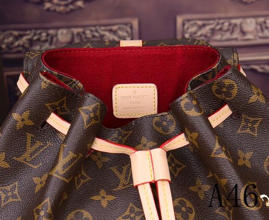 LU Backpack Leather Mono  Bag