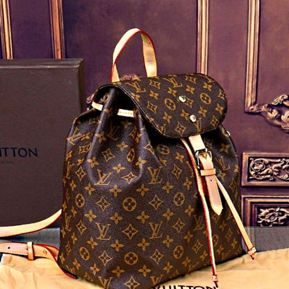 LU Backpack Leather Mono  Bag