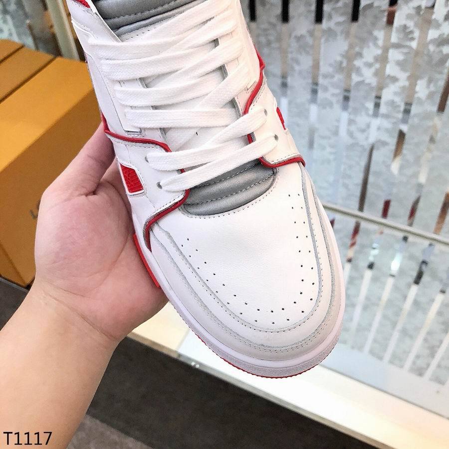LU Sneakers High White Red
