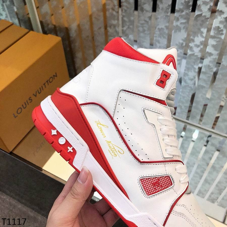 LU Sneakers High White Red