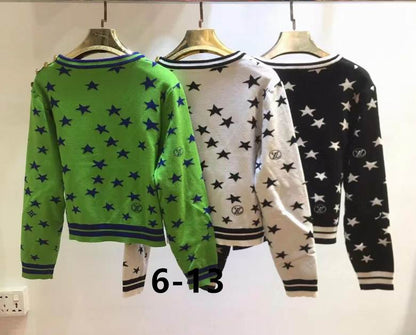 LU  Knitted Top T - shirt Sweater  Woman 3 Color 's