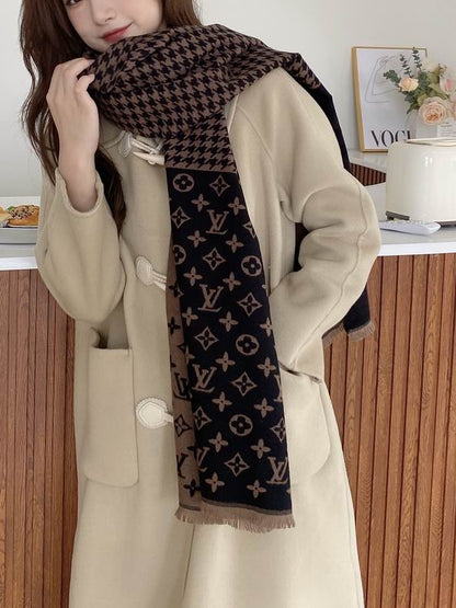 LU Scarf Monogram 2 Color 's