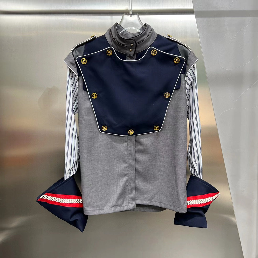 LU Shirt Sailor Boxy Marching T -shirt