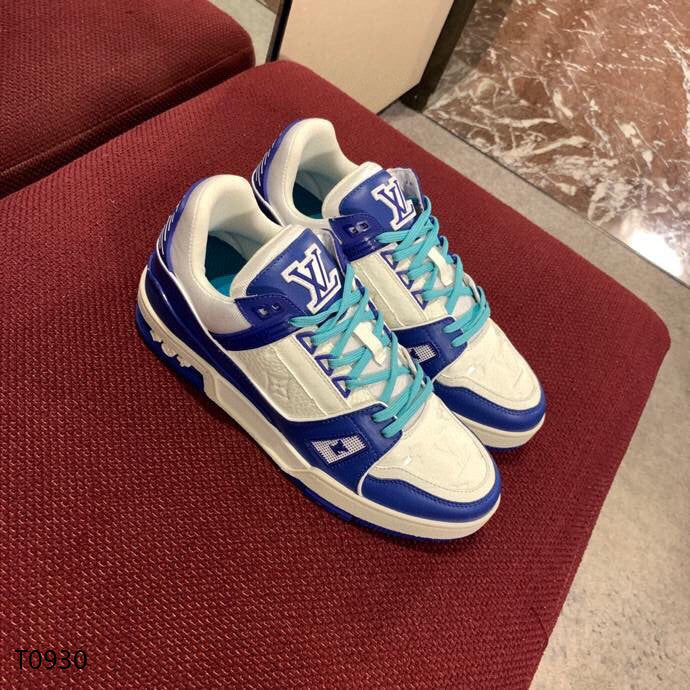LU Sneakers Blue White