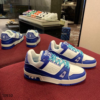 LU Sneakers Blue White