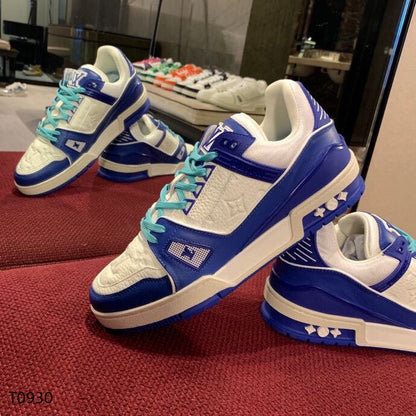 LU Sneakers Blue White