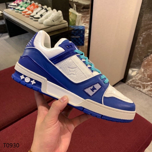 LU Sneakers Blue White